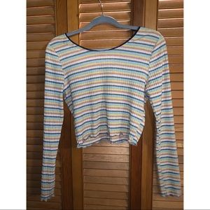 Striped Crop Top